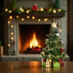lumanare craciun brad cadouri decorata