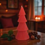 lumanare craciun brad rosu secundara