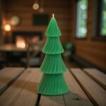lumanare craciun brad verde secundara