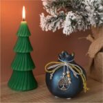 lumanare craciun brad verde lumina