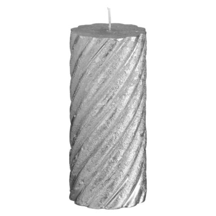 lumanare craciun dungi argintiu principala