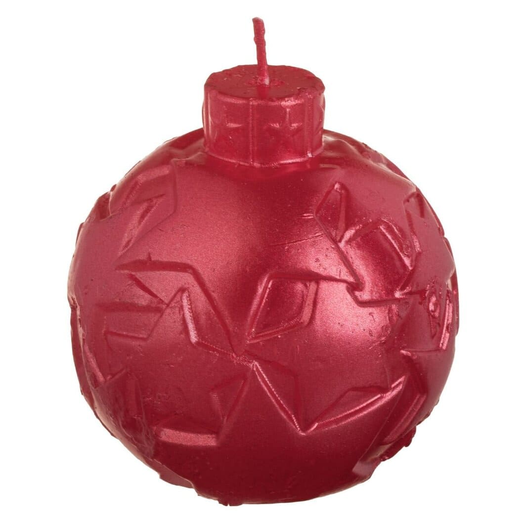 lumanare craciun glob stele rosu principala