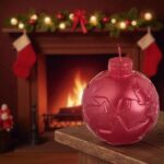 lumanare craciun glob stele rosu secundara