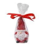 lumanare craciun gnome rosu ambalata