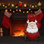 lumanare craciun mos craciun inima fata