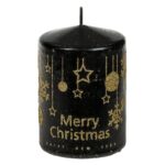 lumanare craciun neagra merry christmas principala