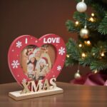 rama foto craciun inima rosie xmas detalii