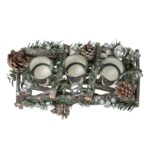 suport lumanari craciun conuri globuri lateral