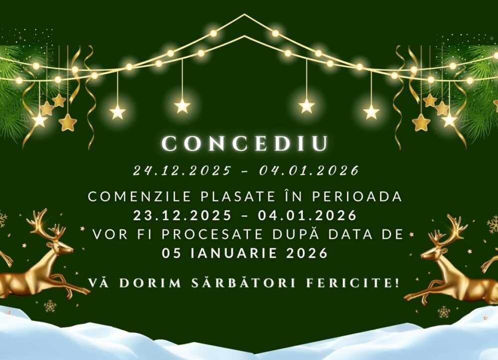 banner concediu craciun 2025