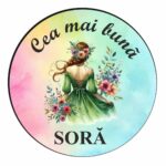 Martisor Brosa, Lemn, 5cm, BMR03