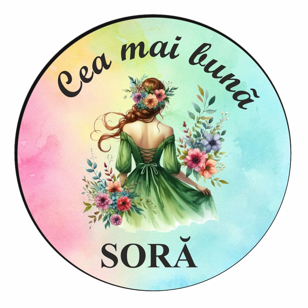 B03 Martisor Brosa, Lemn, 5cm, BMR03 - imagine 1