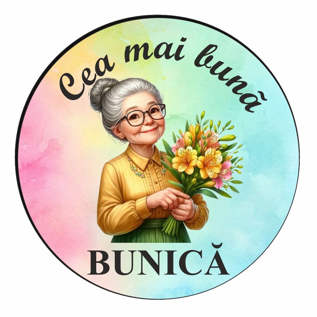 B04 Martisor Brosa, Lemn, 5cm, BMR04 - imagine 1