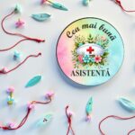 Martisor Brosa, Lemn, 5cm, BMR06 - imagine 3