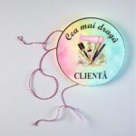 Martisor Brosa, Lemn, 5cm, BMR07 - imagine 3