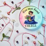 Martisor Brosa, Lemn, 5cm, BMR10 - imagine 3