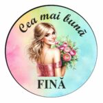 Martisor Brosa, Lemn, 5cm, BMR13