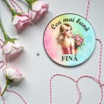 Martisor Brosa, Lemn, 5cm, BMR13 - imagine 3