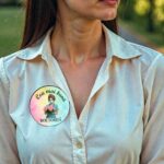 Martisor Brosa, Lemn, 5cm, BMR14 - imagine 2