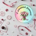 Martisor Brosa, Lemn, 5cm, BMR15 - imagine 3