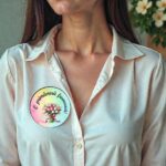 Martisor Brosa, Lemn, 5cm, BMR15 - imagine 2