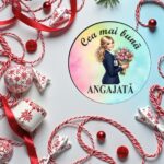 Martisor Brosa, Lemn, 5cm, BMR18 - imagine 3