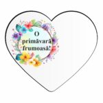 Baza Martisor, Inima, Lemn, 8x7cm, BMUV021