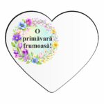 Baza Martisor, Inima, Lemn, 8x7cm, BMUV025