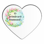 Baza Martisor, Inima, Lemn, 8x7cm, BMUV026