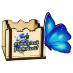 Cutie Aranjamente Florale, Model Fluture, 1 Martie, 10x7cm, CAUV076