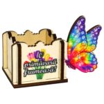 Cutie Aranjamente Florale, Model Fluture, 1 Martie, 10x7cm, CAUV077