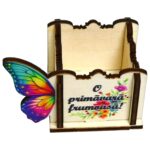 Cutie Aranjamente Florale, Model Fluture, 1 Martie, 9x6cm, CAUV079 - imagine 3