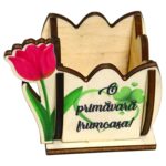 Cutie Aranjamente Florale, Model Lalea, 1 Martie, 8x7cm, CAUV083 - imagine 4