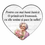 Martisor Magnet, Lemn, 10x9cm, MMG04