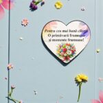 Martisor Magnet, Lemn, 10x9cm, MMG06 - imagine 3