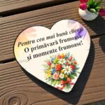 Martisor Magnet, Lemn, 10x9cm, MMG06 - imagine 2