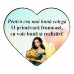 Martisor Magnet, Lemn, 10x9cm, MMG09