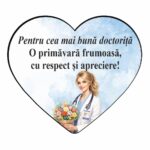 Martisor Magnet, Lemn, 10x9cm, MMG10