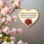 Martisor Magnet, Lemn, 10x9cm, MMG11 - imagine 3