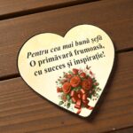 Martisor Magnet, Lemn, 10x9cm, MMG11 - imagine 2