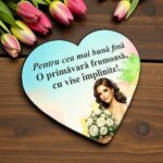 Martisor Magnet, Lemn, 10x9cm, MMG13 - imagine 2