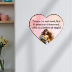 Martisor Magnet, Lemn, 10x9cm, MMG22 - imagine 3