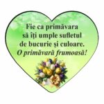 Martisor Magnet, Lemn, 10x9cm, MMG23