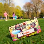 Martisor Kinder, Lemn, 12x6cm, MK05 - imagine 3