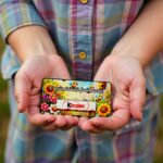 Martisor Kinder, Lemn, 12x6cm, MK07 - imagine 2