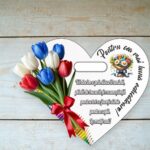 Baza Flori, Inima, Lemn, BBCUV02 - imagine 3