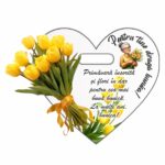 Baza Flori, Inima, Lemn, BBCUV03 - imagine 2