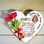 Baza Flori, Inima, Lemn, BBCUV05 - imagine 3