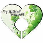 Baza martisor inima, Baza acadea, 10x8 cm, BBUV023 - imagine 4