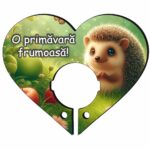 Baza martisor inima, Baza acadea, 10x8 cm, BBUV024 - imagine 4