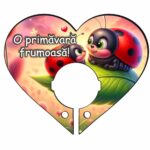 Baza martisor inima, Baza acadea, 10x8 cm, BBUV027 - imagine 4